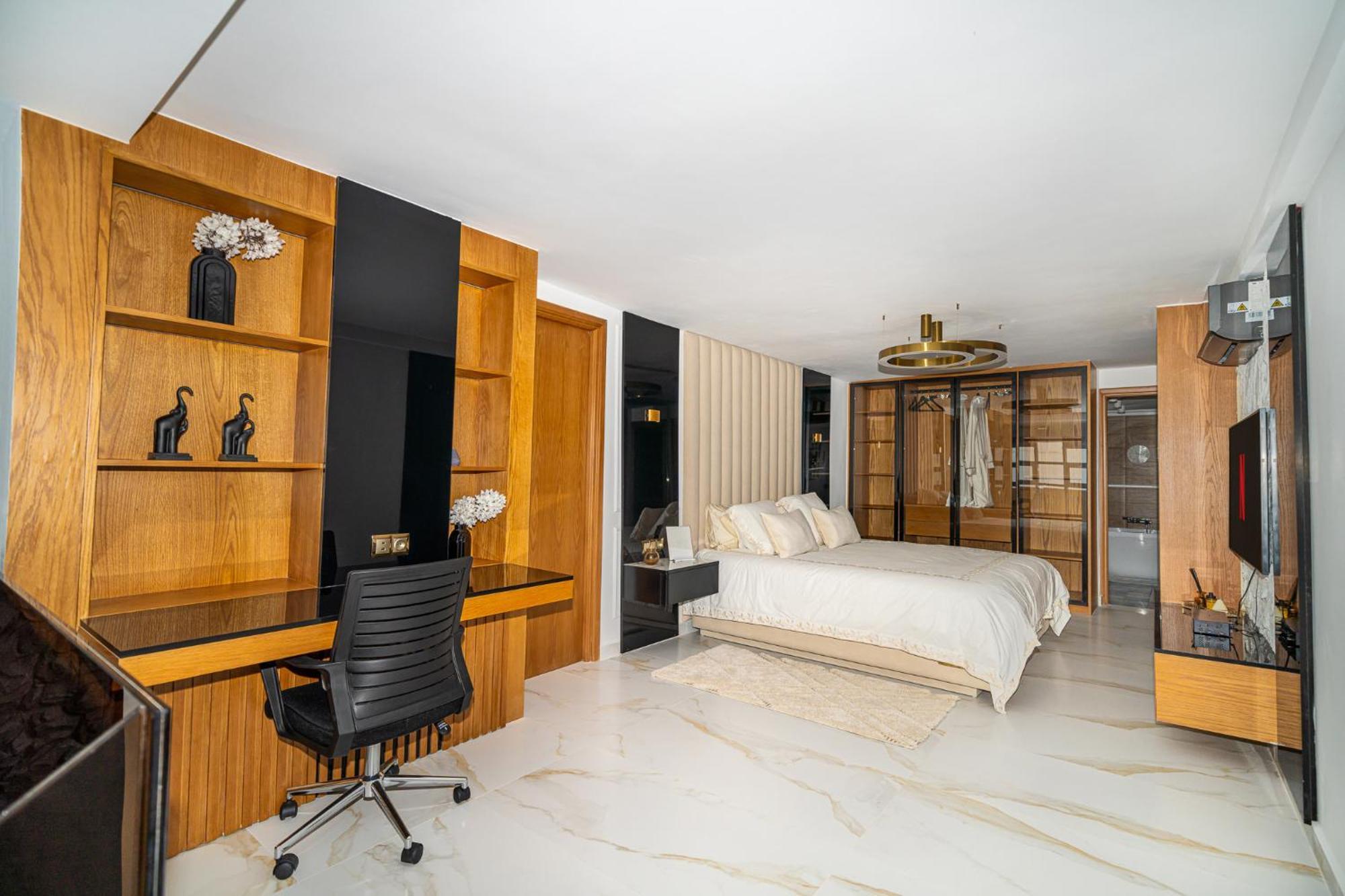タンジェEcrin Secret, Duplex Prestige, Proche Corniche & Medina, Piscine, Parking, Wifi, Iptv, Acアパートメント エクステリア 写真