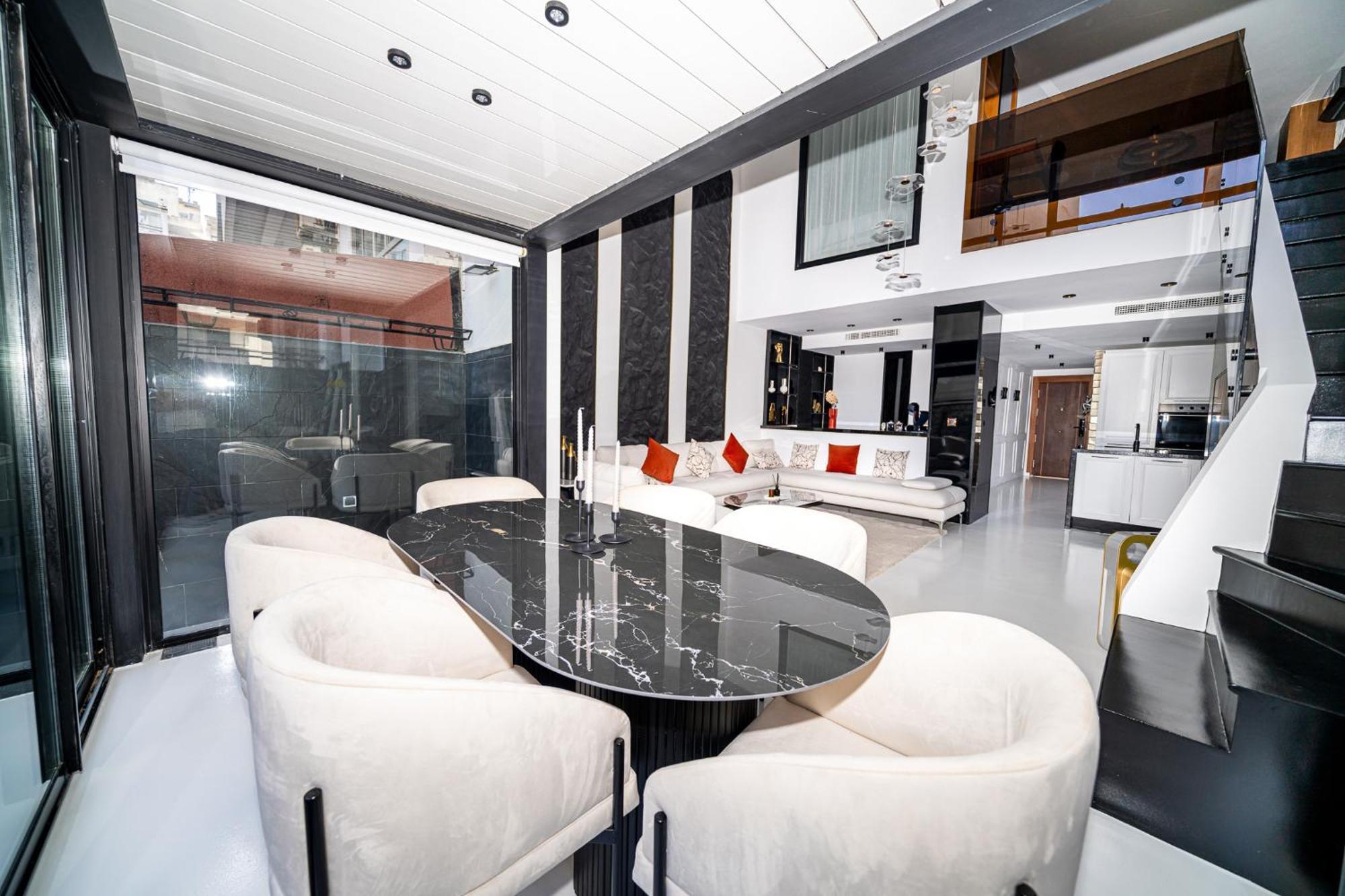 タンジェEcrin Secret, Duplex Prestige, Proche Corniche & Medina, Piscine, Parking, Wifi, Iptv, Acアパートメント エクステリア 写真