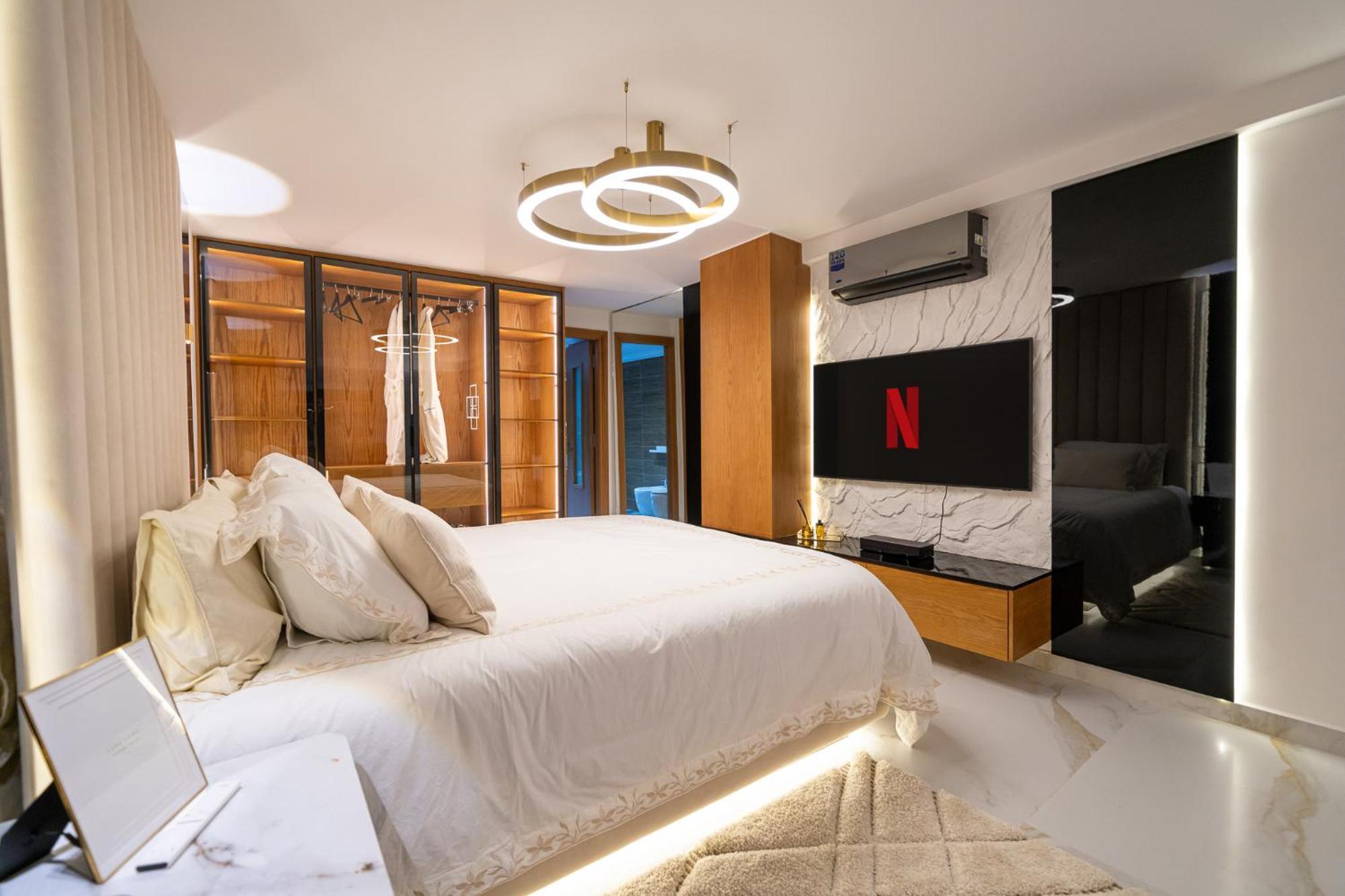 タンジェEcrin Secret, Duplex Prestige, Proche Corniche & Medina, Piscine, Parking, Wifi, Iptv, Acアパートメント エクステリア 写真